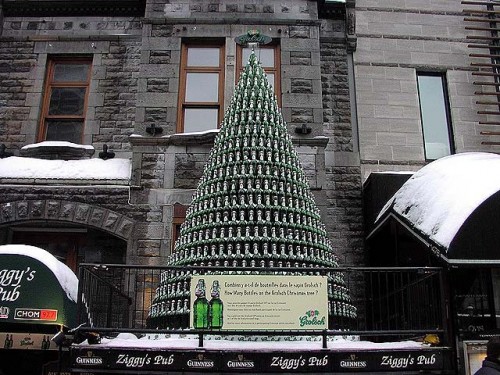 Beer Bottle Christmas tree