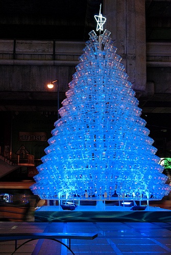 Bottle Christmas tree