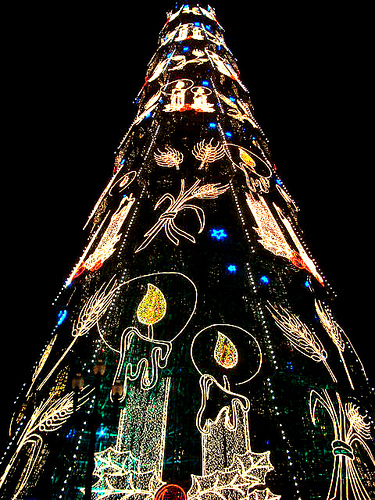 Light Christmas tree