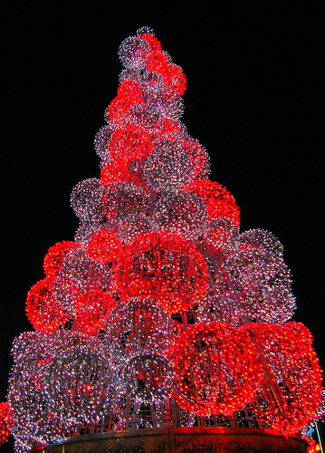 Light Christmas tree