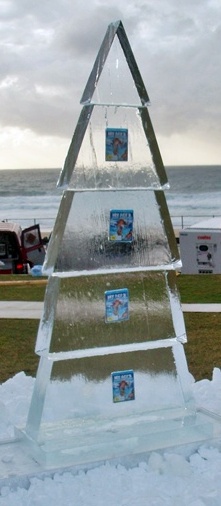 Ice Christmas tree