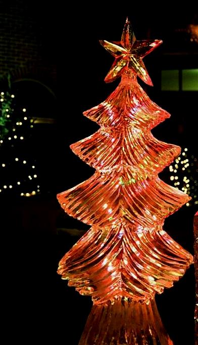 Ice Christmas tree