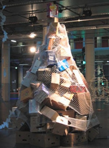 Box Christmas tree