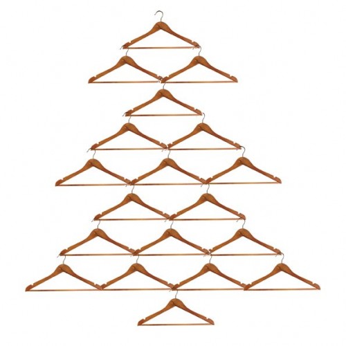 Coat hanger Christmas tree